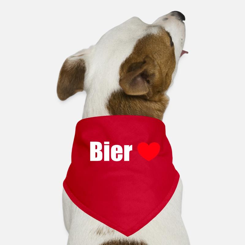 Bierliebe Hunde-Bandana