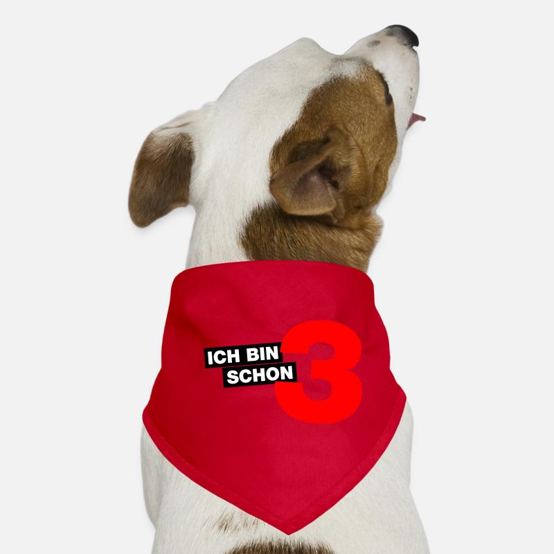 Ich bin schon 3 Hunde-Bandana