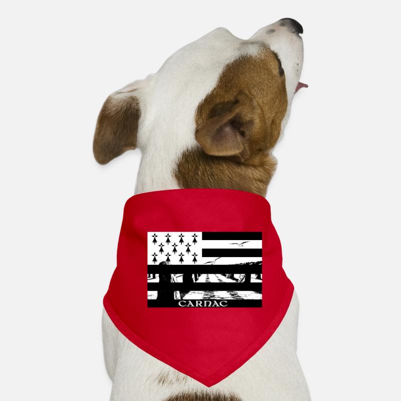 CARNAC - Dog Bandana - red