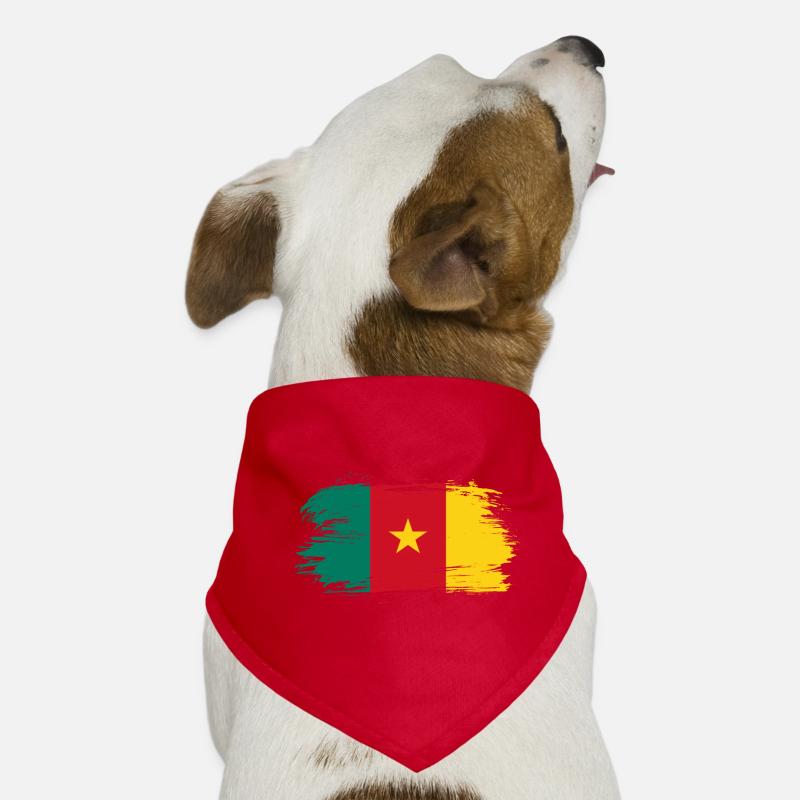 Cameroon flag flag Dog Bandana
