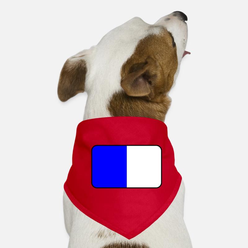 Emblème du drapeau de Spa Bandana pour chien