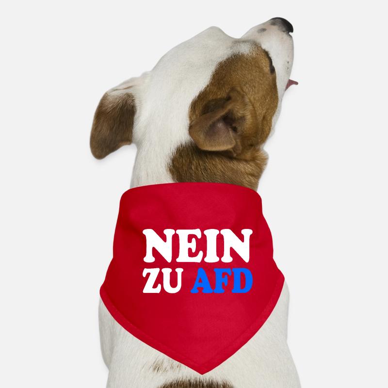 Non à afd Bandana pour chien