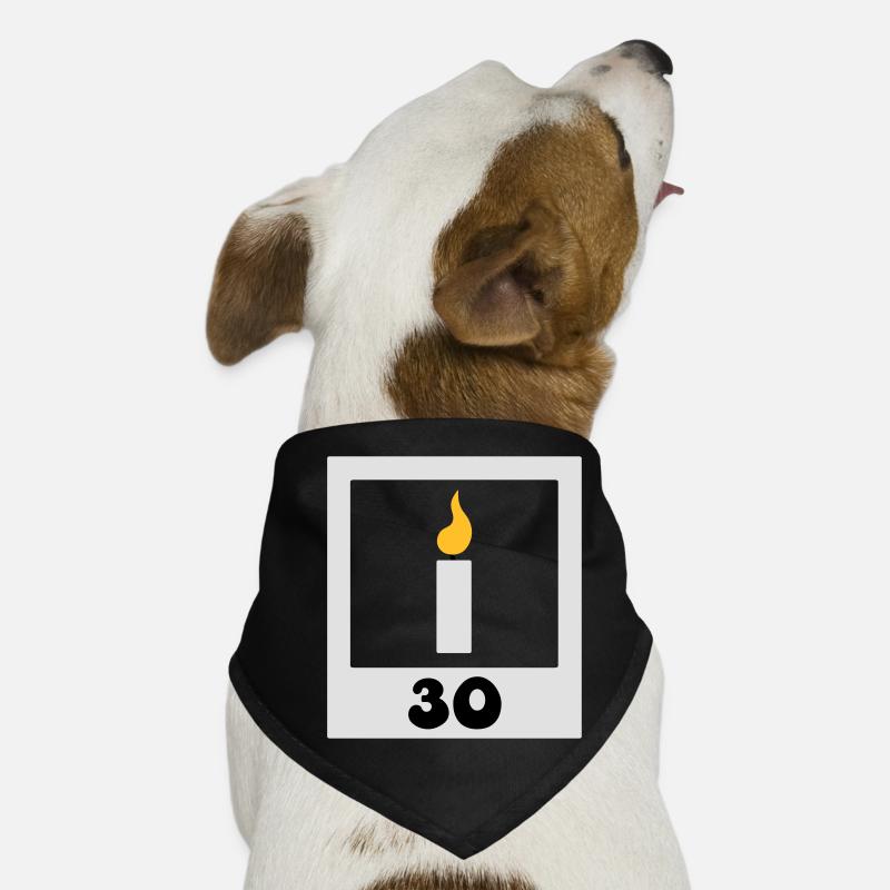Geburtstag 30 Jahre Hunde-Bandana