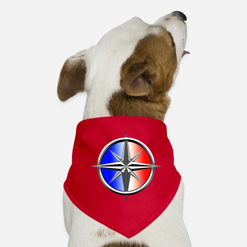 rosa wind blau weiß rot Hunde-Bandana