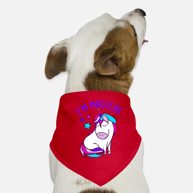 Einhorn Einhörner Magie Hunde-Bandana