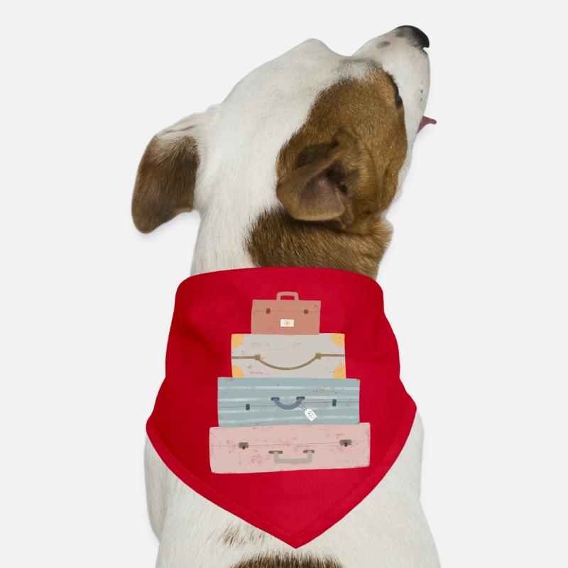 Globetrotter's suitcase Dog Bandana