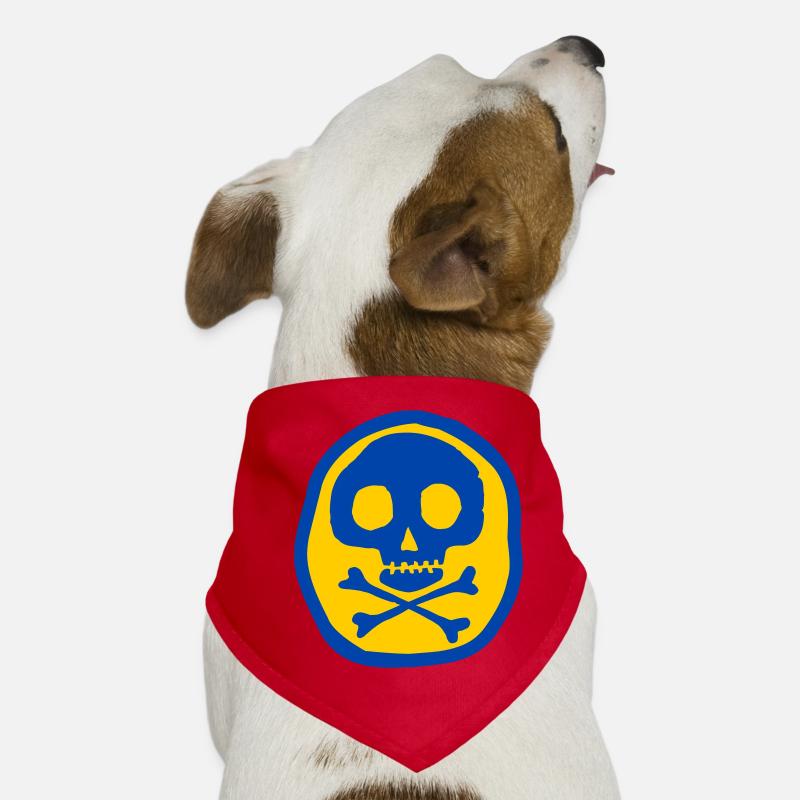 Skull and bones Dog Bandana