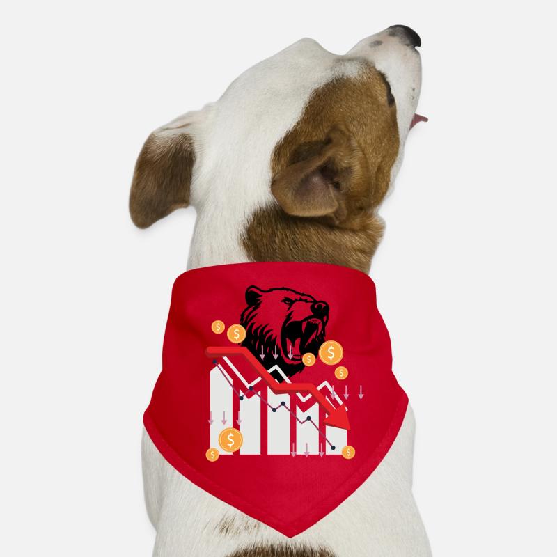 Baisse - Hunde-Bandana - Rot