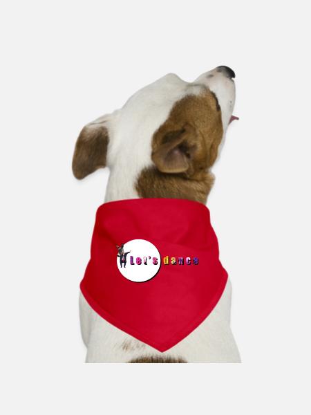dansons - Bandana pour chien - rouge - Devant