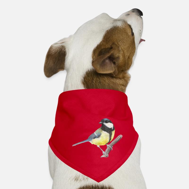 Kohlmeise Hunde-Bandana