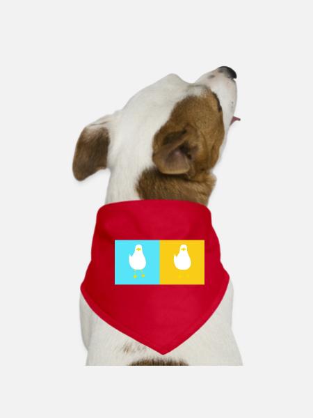 DoubleTrouble 2 - Hunde-Bandana - Rot