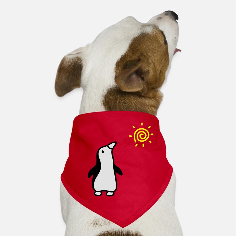 Penguin + sun Dog Bandana