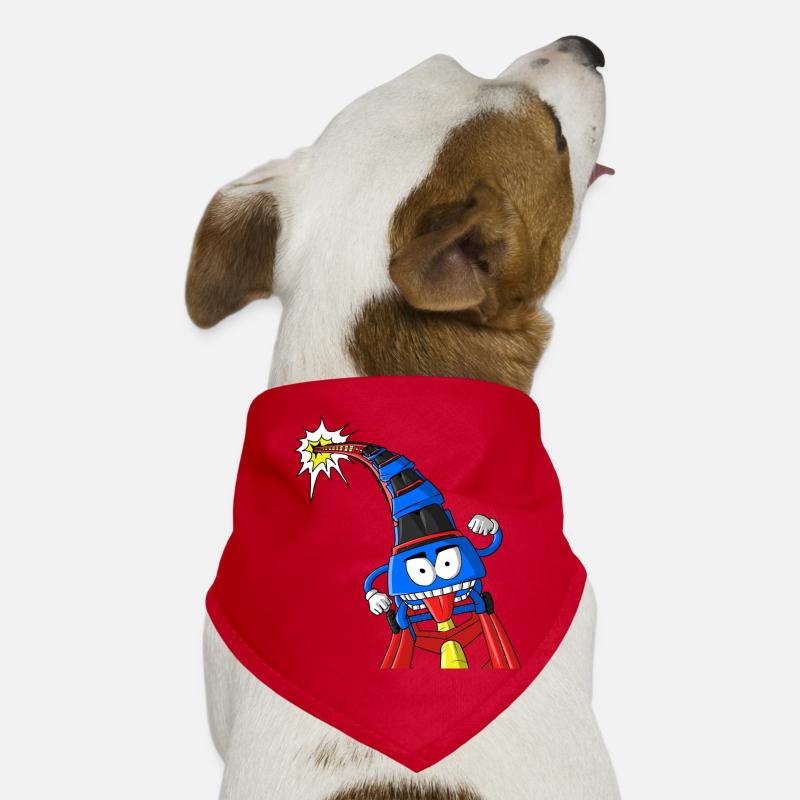 Roller Coaster - Roller Coaster Fan - Cartoon Hunde-Bandana