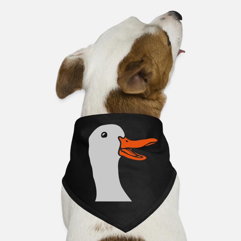 Lustige Comic Gans Kopf Hunde-Bandana