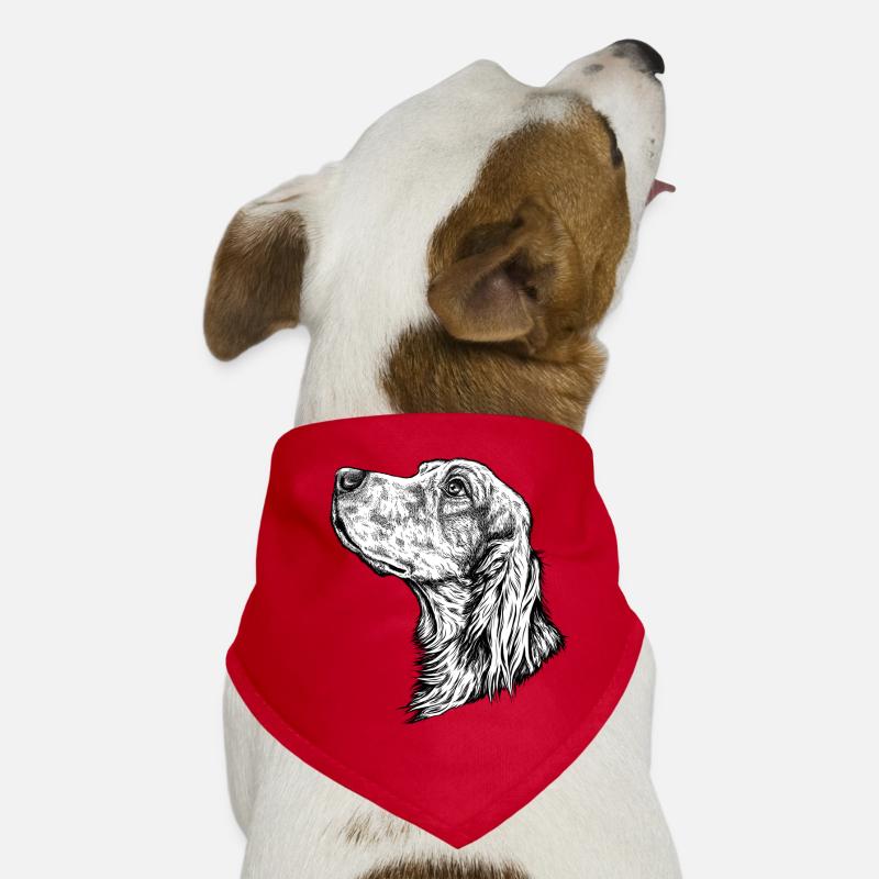 Irish Setter Portrait Dog Bandana