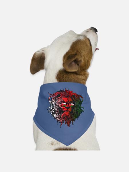 Oman - Hunde-Bandana - Rot - Vorne