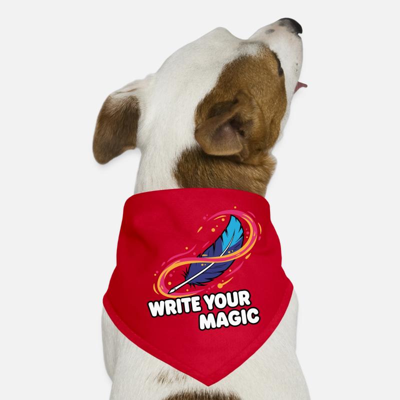 Feather of Writing Magic Dog Bandana