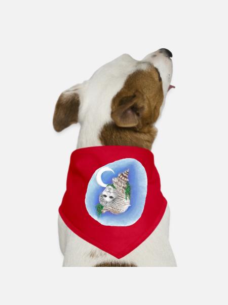 04. Erinnererseele - Hunde-Bandana - Rot - Vorne