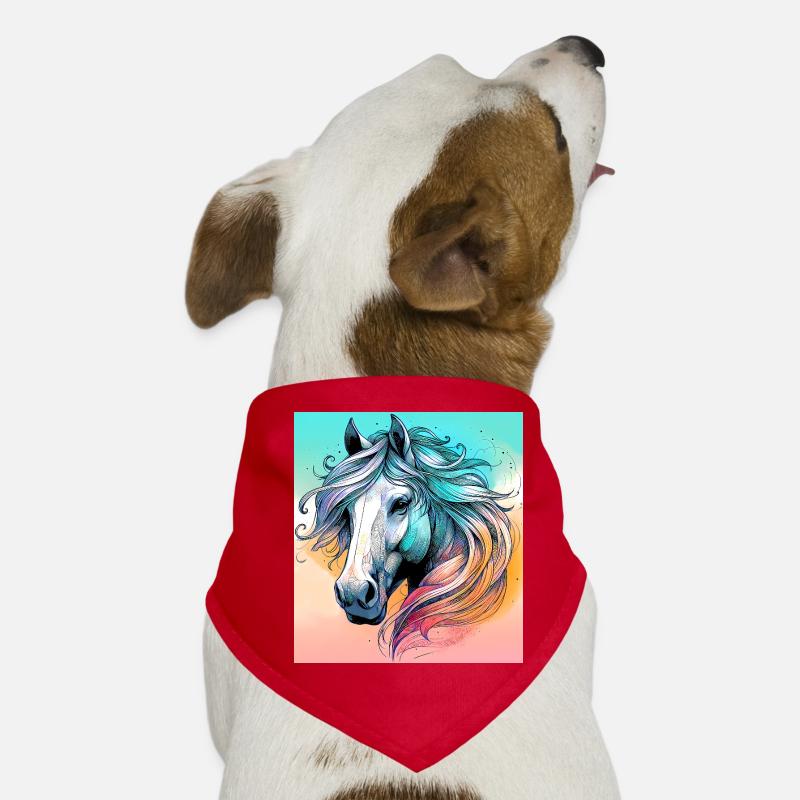 Pferd Hunde-Bandana