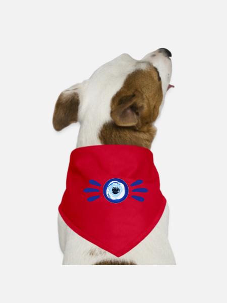 NAZAR - Viel Erfolg - Hunde-Bandana - Rot - Vorne