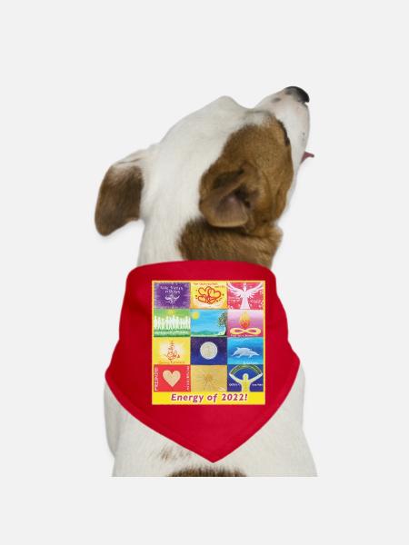 AnnéeImage Energie de 2022 Sonja Ariel von Staden - Bandana pour chien - rouge - Devant