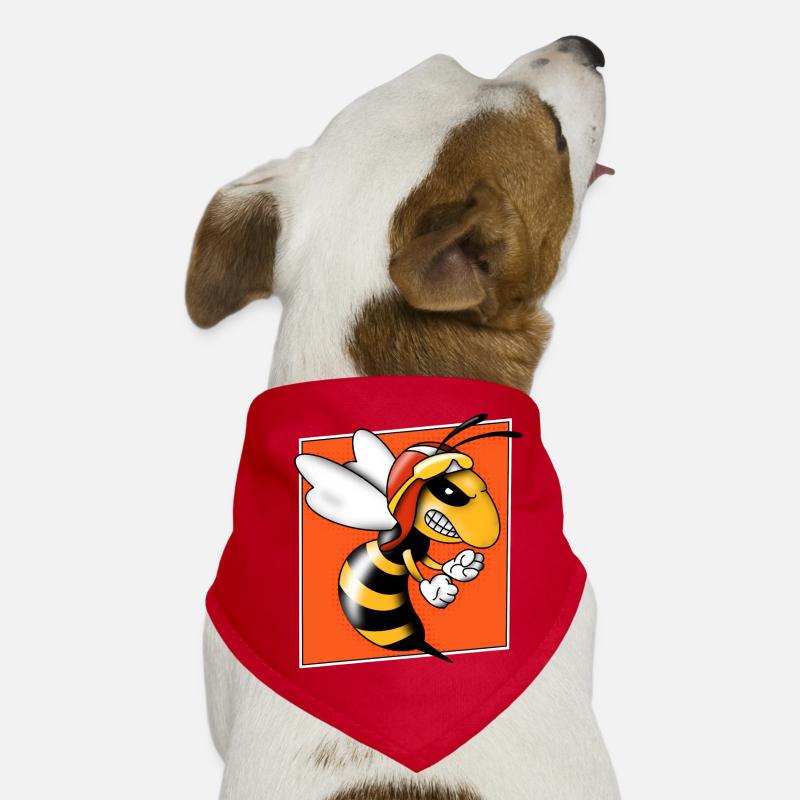 Hornet halftone bee wasp Pop Art Comic Style Dog Bandana
