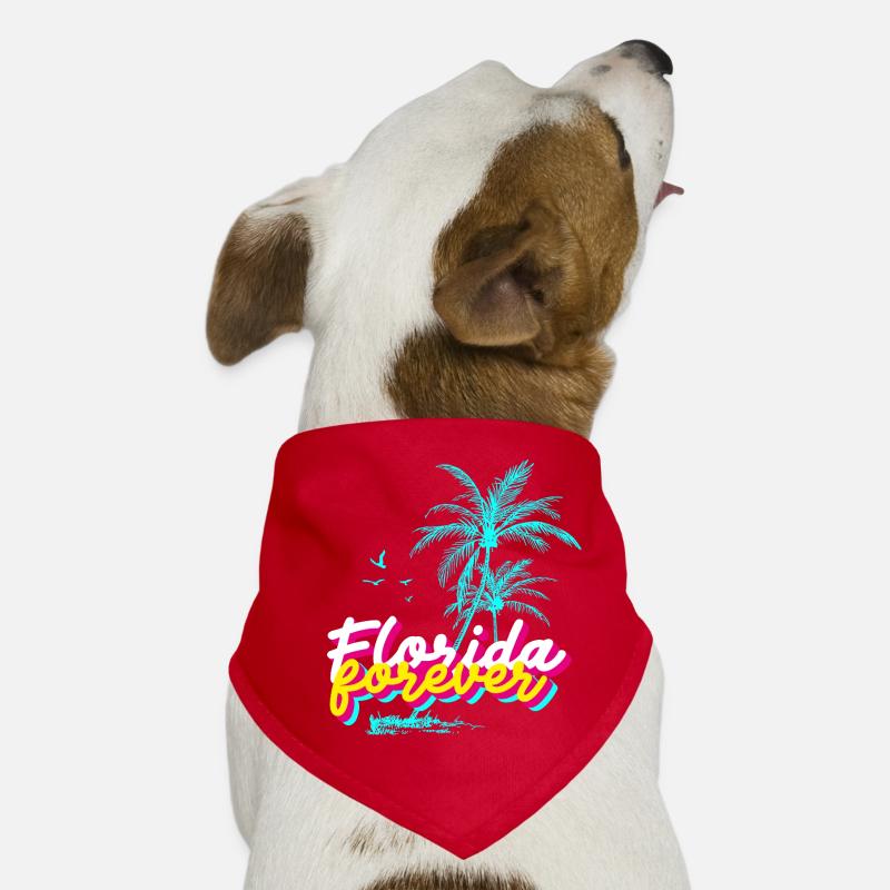 Florida Forever Palmenparadies Hunde-Bandana