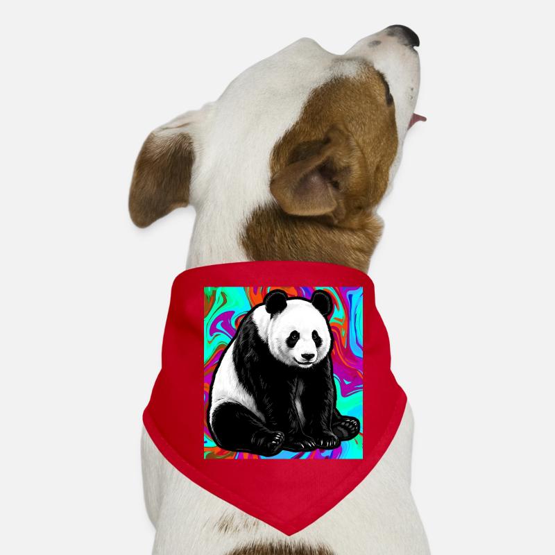 Panda Hunde-Bandana