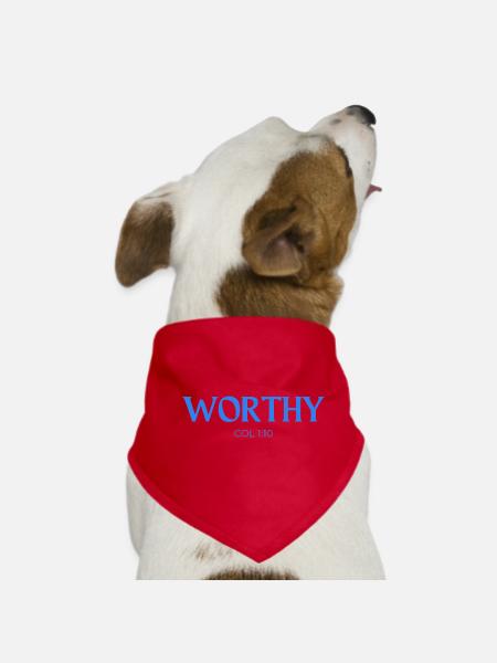 DIGNE - Bandana pour chien - rouge - Devant