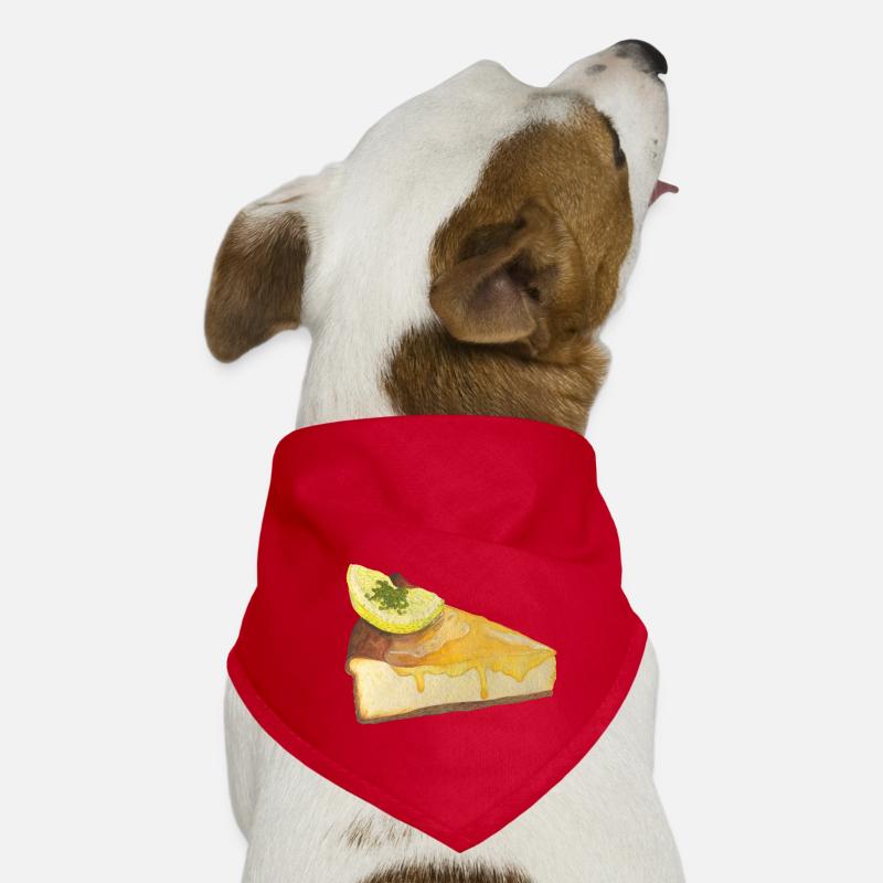 Gâteau au fromage au citron Bandana pour chien