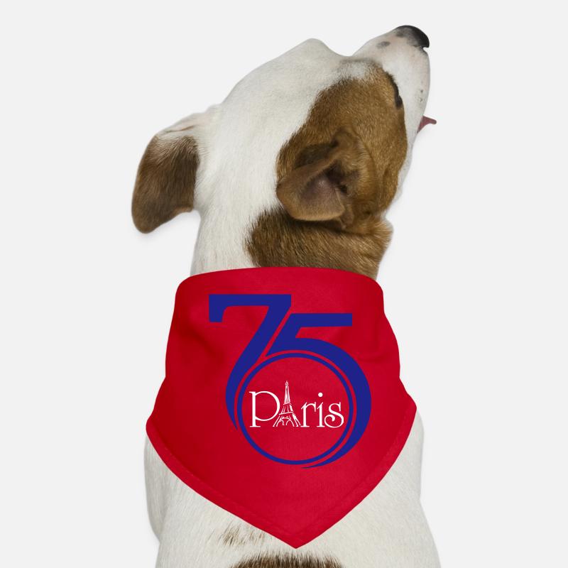 75 Paris Hunde-Bandana