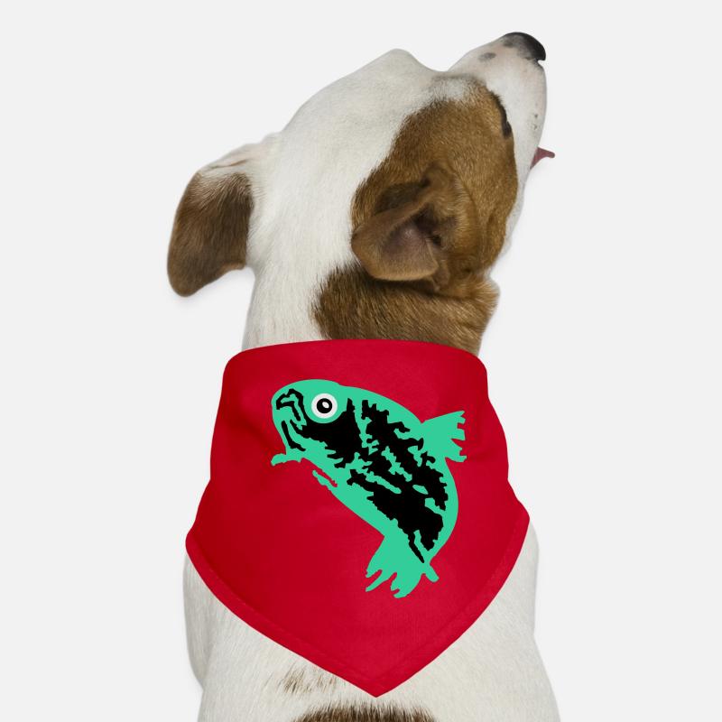 Forelle / Trout (3c) Hunde-Bandana