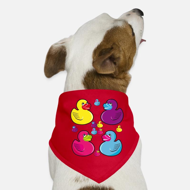 12 Rubber Ducks Ducks Quitsch Dog Bandana