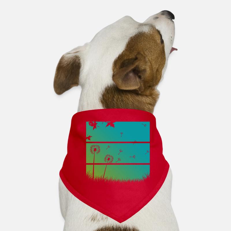 Dandelions Dog Bandana