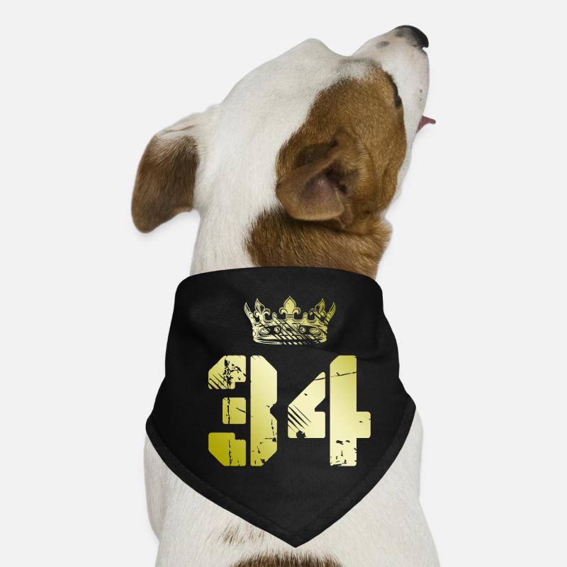 34 Couronne numérique Bandana pour chien