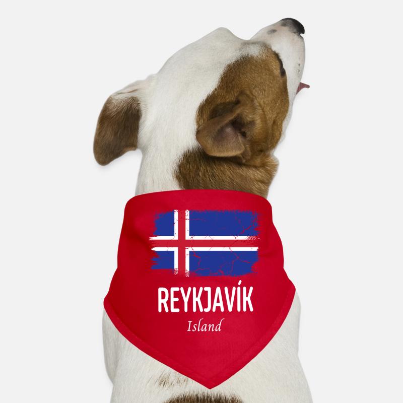 Reykjavík Hunde-Bandana