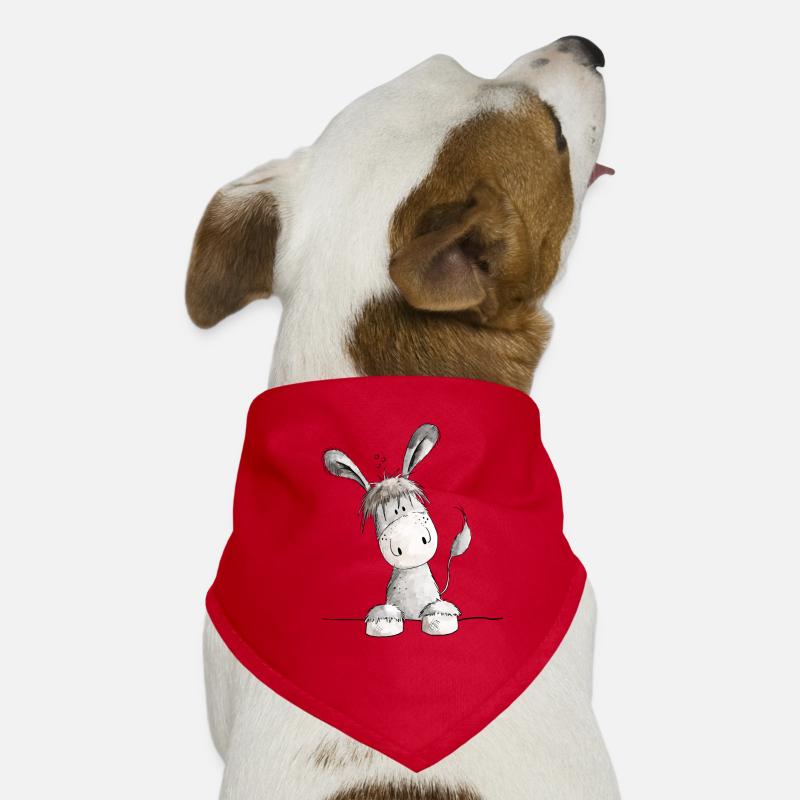 Fröhlicher Esel - Tier Hunde-Bandana