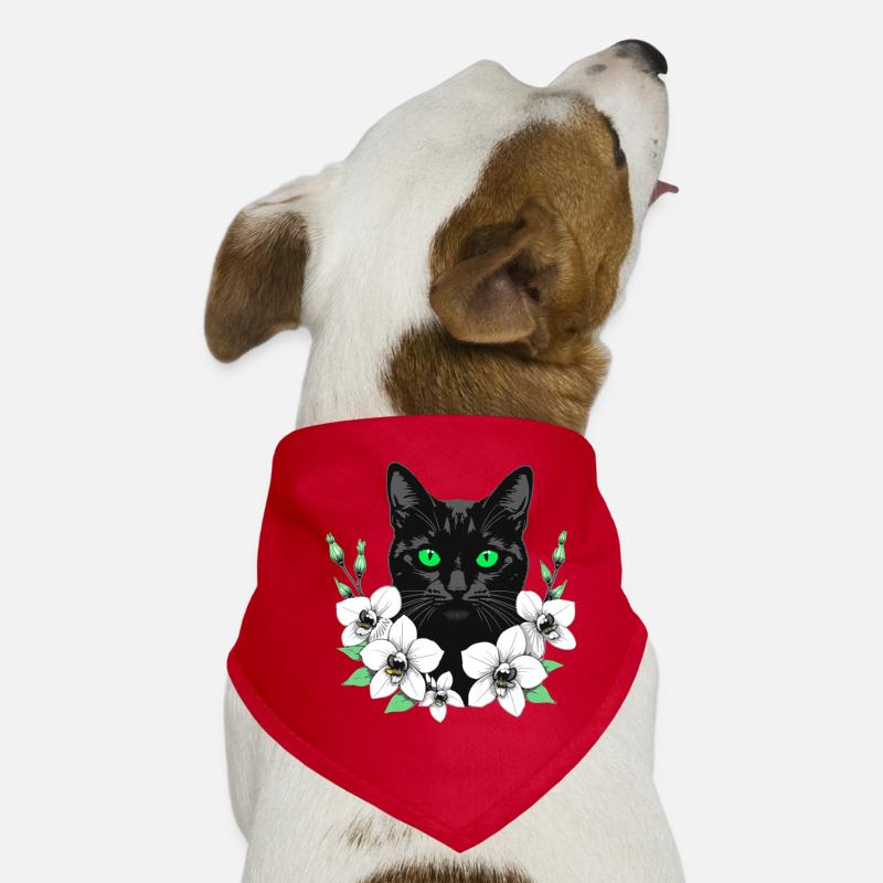 Flower Cat Dog Bandana