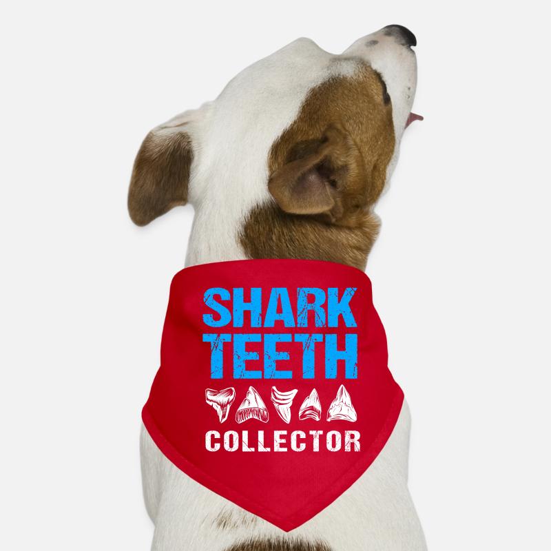 Sharks Shark Tooth Teeth Shark Teeth Dog Bandana