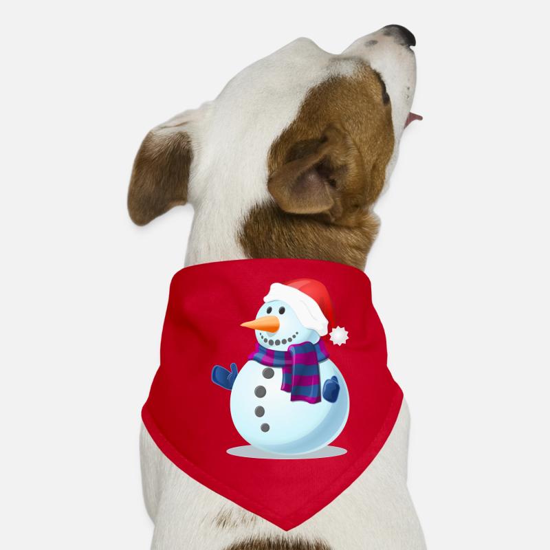 snowman Dog Bandana