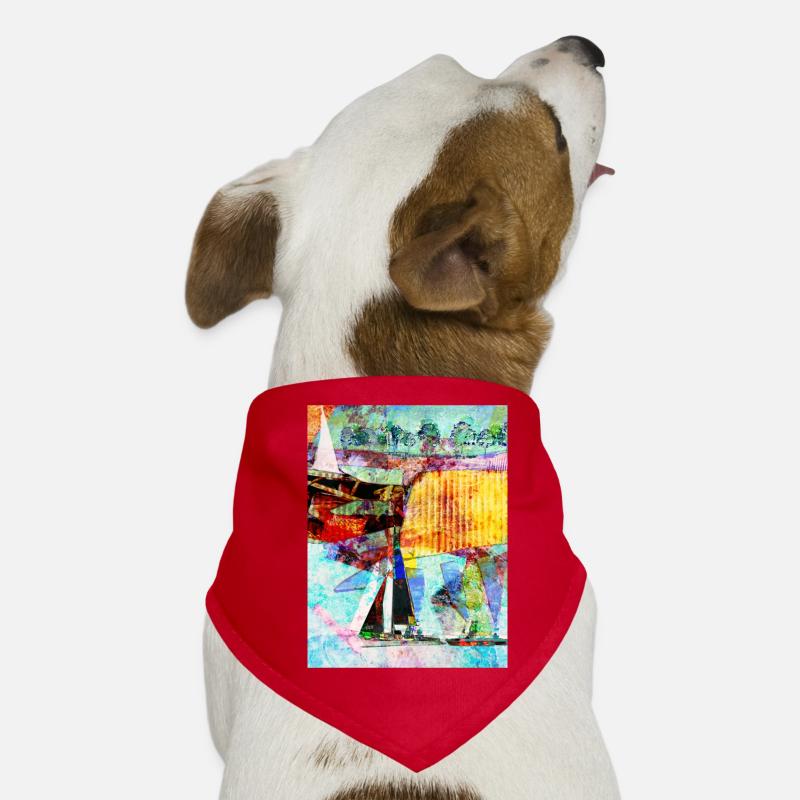 Sommer am See Hunde-Bandana