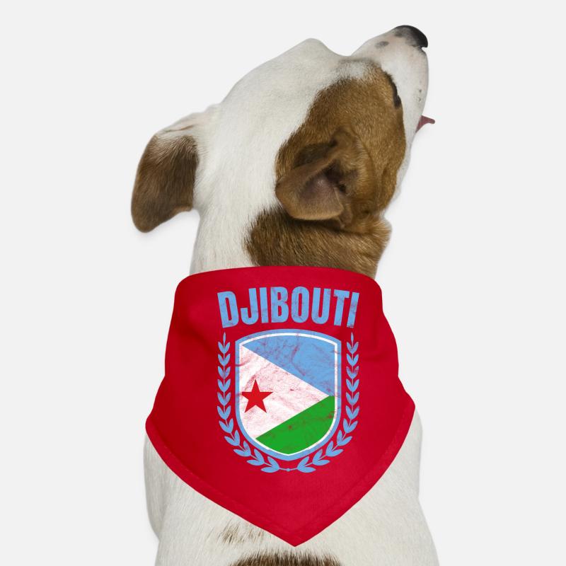 Dschibuti Hunde-Bandana