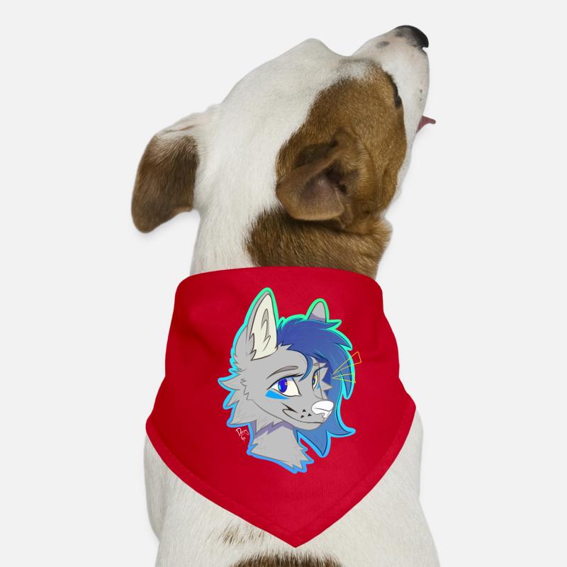 Windspiel, die Wölfin (von Derpy Fox) Hunde-Bandana