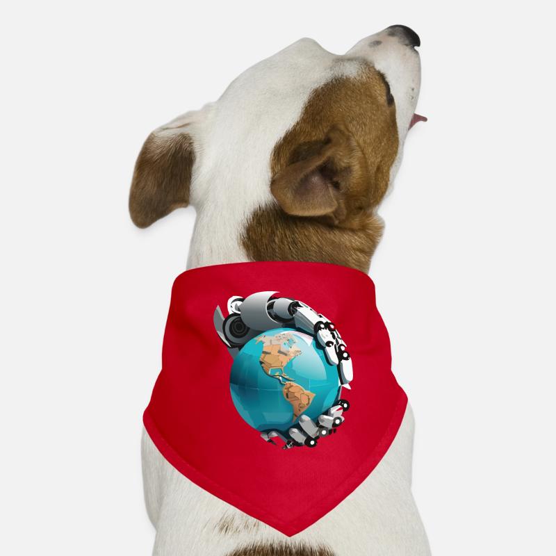 Robots are taking over the world Dog Bandana