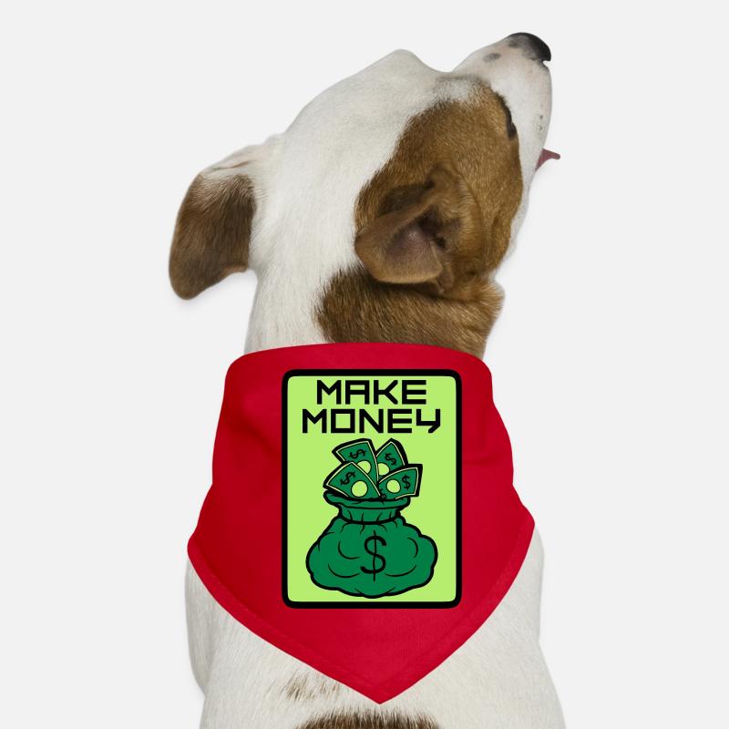 Money Maker Schild Hunde-Bandana
