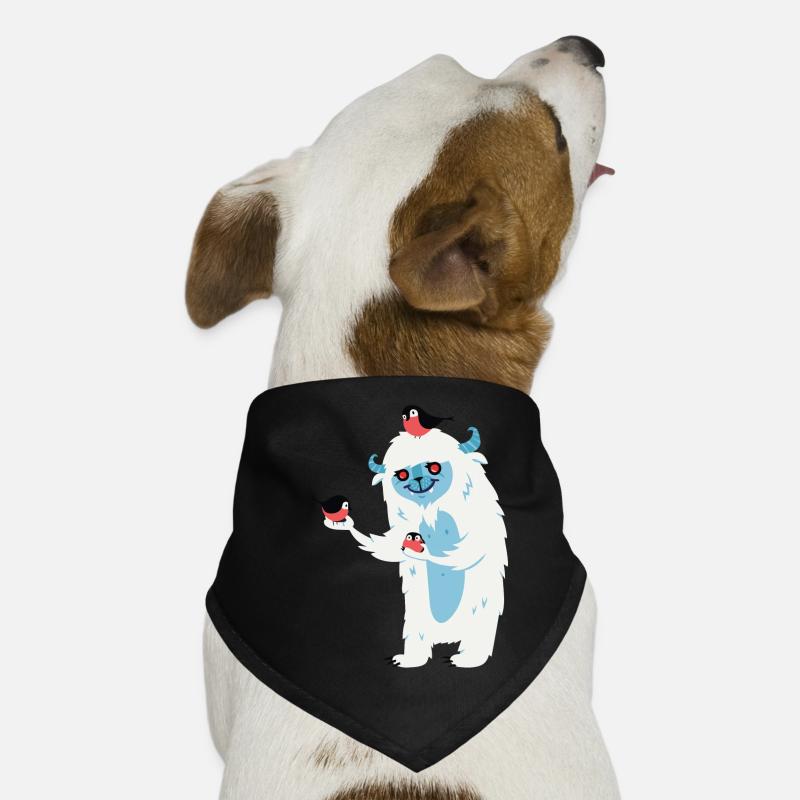 Monster mit Vögeln Hunde-Bandana