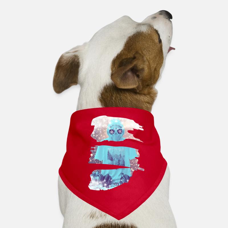 It's snowing Dog Bandana