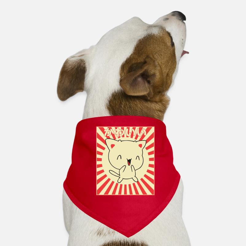 Japanese Kitty Dog Bandana