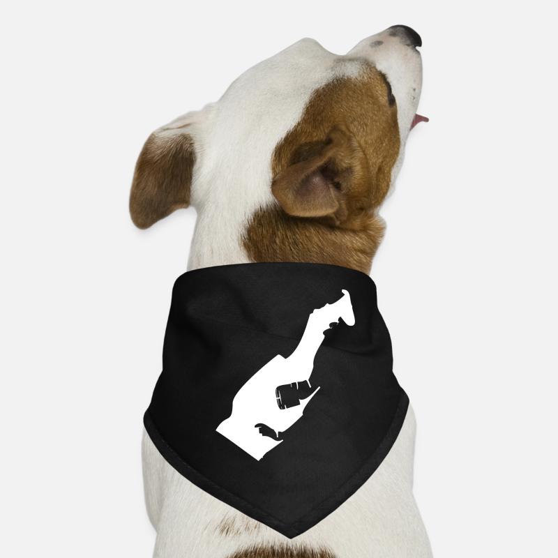 Drapeau de la carte monégasque Bandana pour chien