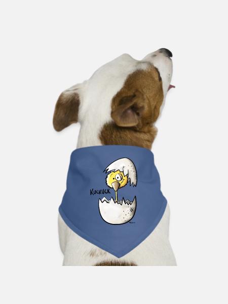 Kuckucksei - Hunde-Bandana - Rot - Vorne